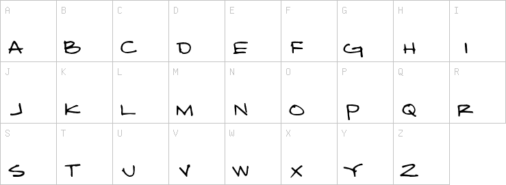 Uppercase characters