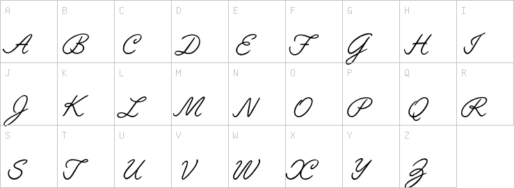 Uppercase characters