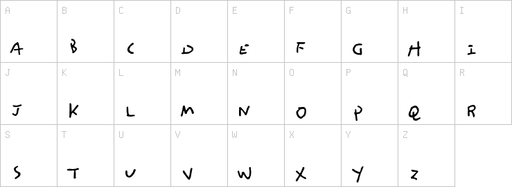 Uppercase characters
