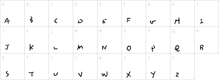 Uppercase characters