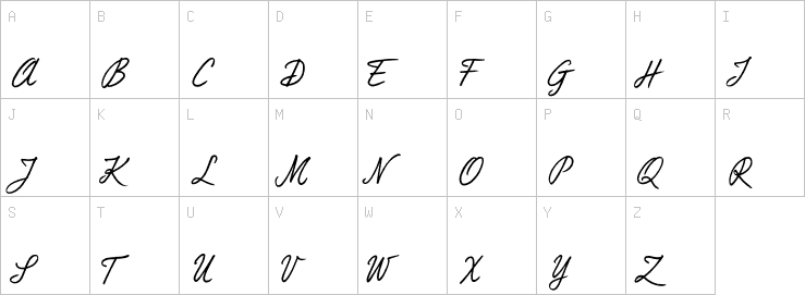 Uppercase characters