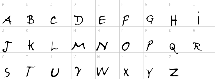 Uppercase characters