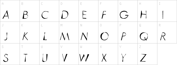Uppercase characters