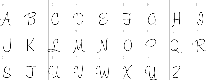 Uppercase characters