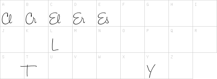 Uppercase characters