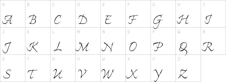 Uppercase characters
