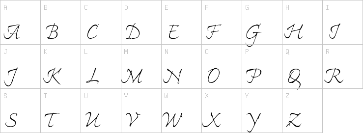 Uppercase characters