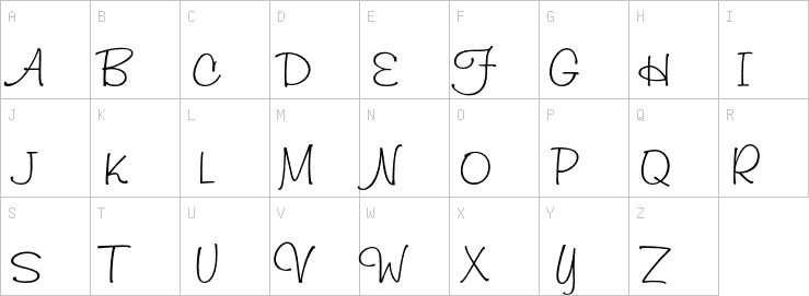 Uppercase characters