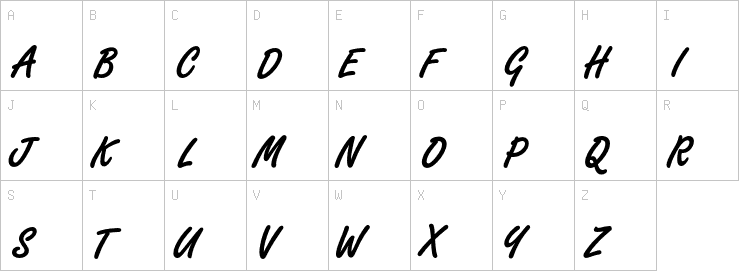 Uppercase characters