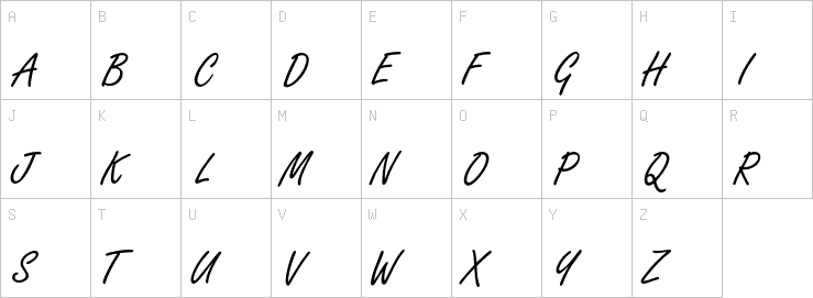 Uppercase characters