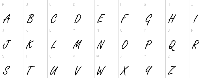 Uppercase characters