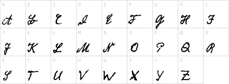 Uppercase characters
