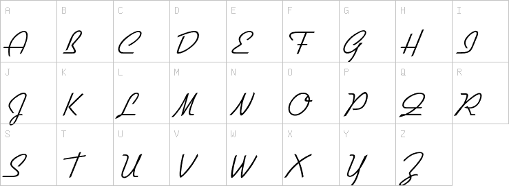 Uppercase characters