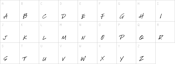 Uppercase characters