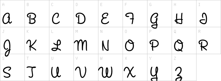 Uppercase characters