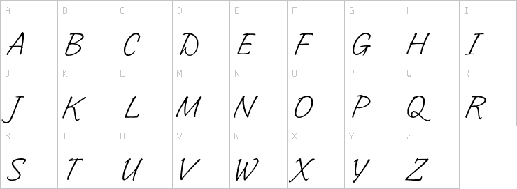 Uppercase characters