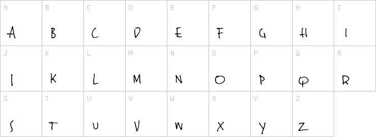 Uppercase characters