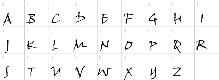 Uppercase characters