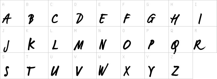 Uppercase characters