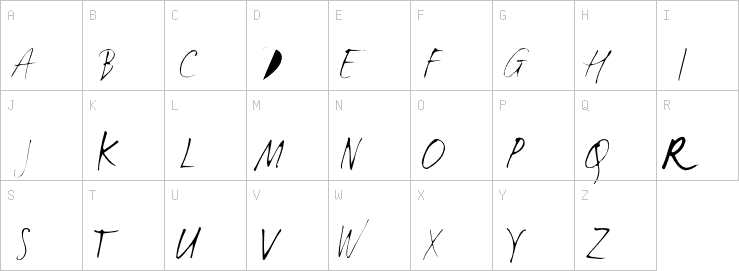 Uppercase characters