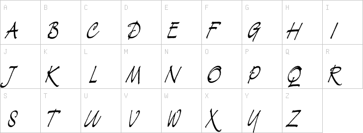 Uppercase characters