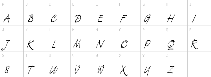 Uppercase characters