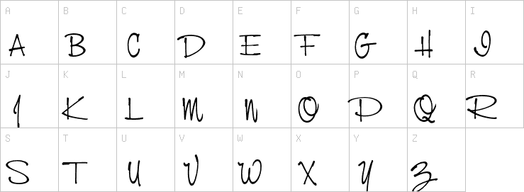 Uppercase characters