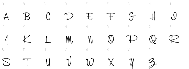 Uppercase characters