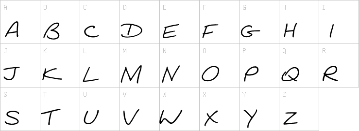 Uppercase characters