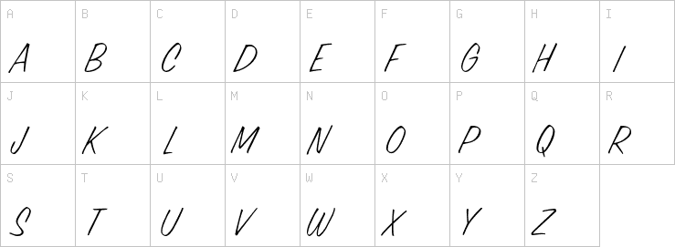 Uppercase characters