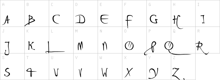 Uppercase characters