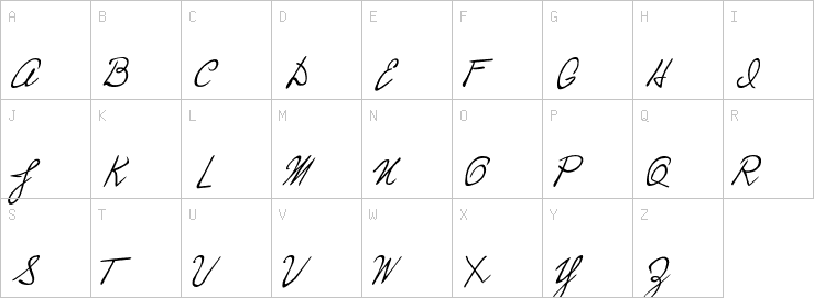 Uppercase characters