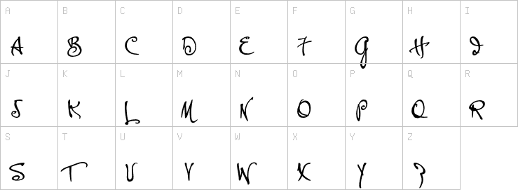 Uppercase characters