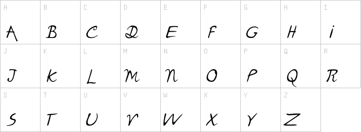 Uppercase characters