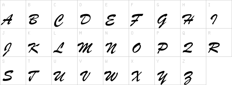 Uppercase characters