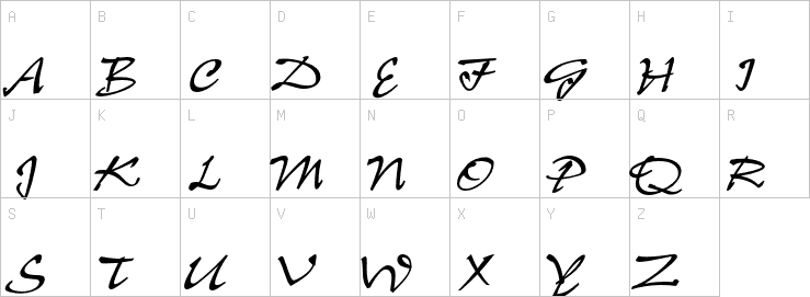 Uppercase characters