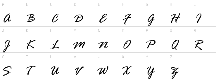 Uppercase characters