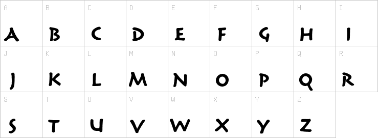 Uppercase characters