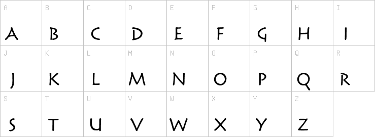 Uppercase characters