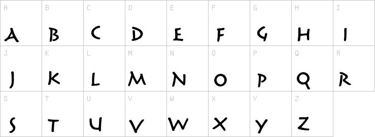 Uppercase characters