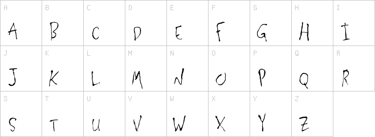 Uppercase characters