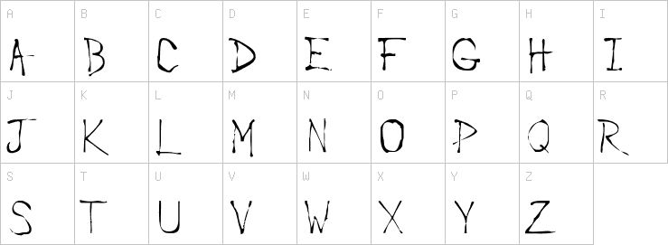 Uppercase characters