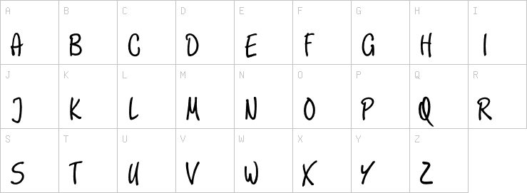 Uppercase characters