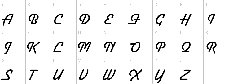 Uppercase characters