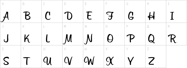 Uppercase characters