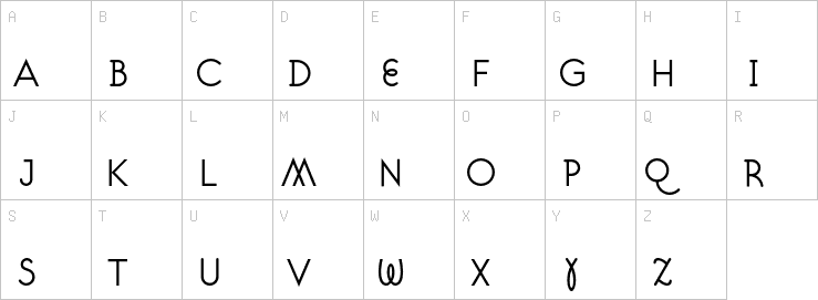 Uppercase characters