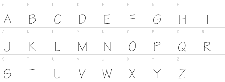 Uppercase characters