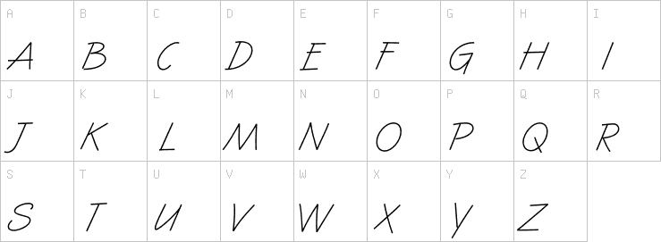 Uppercase characters