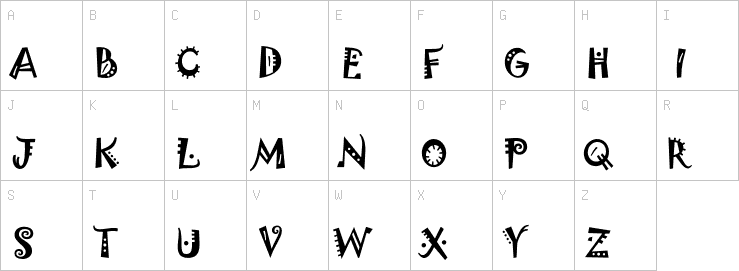 Uppercase characters