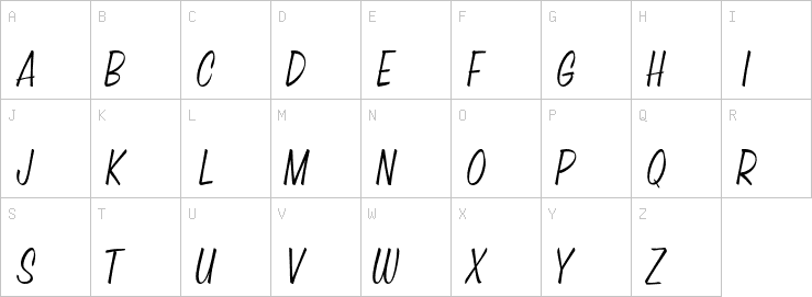 Uppercase characters